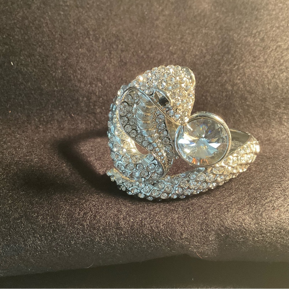Silvertone Snake Bracelet